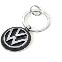 Troika Schlüsselanhänger VOLKSWAGEN KEYRING Schlüsselring Schwarz, Silber