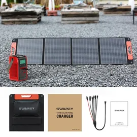 SWAREY S200 DC Powerstation 0,19 kWh mit 100W Solarpanel