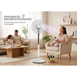Fakir VC 80 DC 17 cm Standventilator Weiß