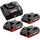 Metabo Basis Set 3x LiHDX 18 V 4,0 Ah 624974000