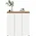 xonox.home Schuhschrank 105 x 111 x 37 cm Weiß/Eiche