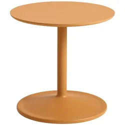 Muuto Soft Beistelltisch, Ø 41 cm, höhe 40 cm, orange laminat / orange