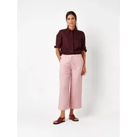 TONI Palazzohose Pia 3/4 aus Leinen rosa 44