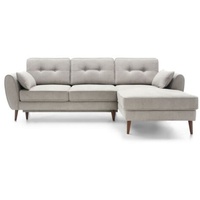 JVmoebel Ecksofa Sofas L-Form Möbel Bett Funktionen Textil Leder Schlafsofa Sofas, Made in Europa weiß
