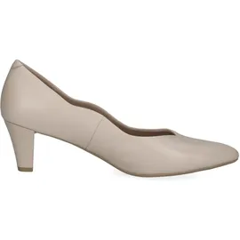 CAPRICE Pumps aus Leder mit Trichterabsatz, Cremefarben (Cream Perlato), 40.5 EU | Gr.: