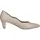 CAPRICE Pumps aus Leder mit Trichterabsatz, Cremefarben (Cream Perlato), 40.5 EU | Gr.: