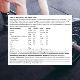 Rule1 Rule One Mass Gainer, Vanilla Creme - 2600g 17421