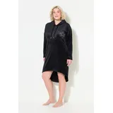 Ulla Popken Nickikleid Shirtkleid Schwarz 50/52