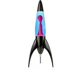 Mathmos Telstar Lavalampe Rakete (Schwarz – Blau/Pink)