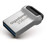 【GIGASTONE】 Z90 256GB USB 3.1 Flash-Laufwerk, Mini Fit Metall Wasserdicht Kompakt Pen Drive, Zuverlässige Leistung Thumb Drive, USB 2.0/3.0/3.1 Schnittstelle kompatibel
