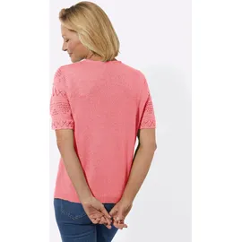 Classic Basics Bouclé-Pullover Flamingo 44