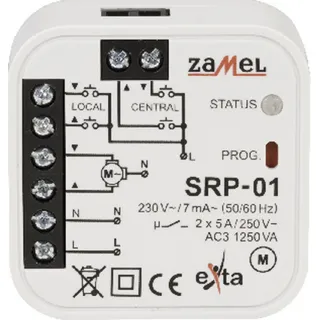 Rolladensteuerung Unterputz, kabelgebunden, SRP-01, exta Zamel