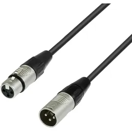 Adam Hall Cables Adam Hall 4 Star Series Mikrofonkabel, Rean XLR Buchse auf Rean XLR Stecker, 0,5 m