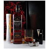 Bushmills Black Bush irischer Whiskey + Original Glas + 2 Kühlsteine Geschenk