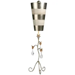 Tivoli Tischleuchte silber, creme Flambeau FB-TIVOLI-TL-SV