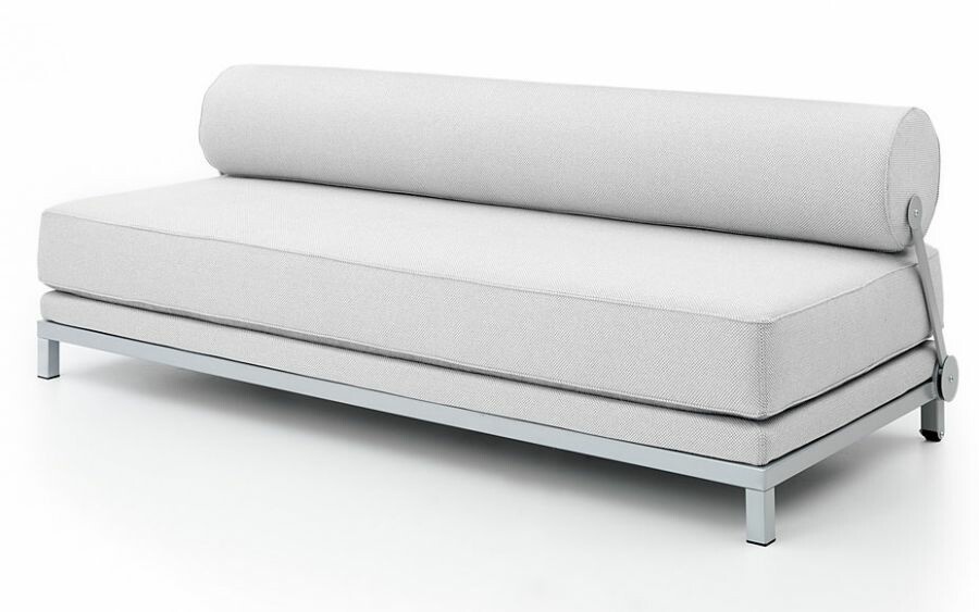 Softline Schlafsofa Sleep grau, Designer busk+hertzog, 73x204x90 cm