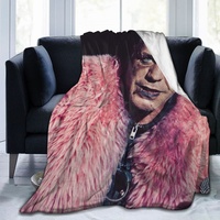 Till Linde-Man-n Ziegen-Fleece-Decke für Couch – Dicke und warme Decken für den Winter, weicher und Flauschiger Überwurf, ultraweiche Mikro-Fleece-Decke für Sofa