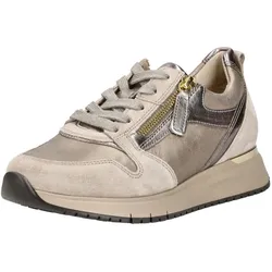 Sneaker GABOR COMFORT "Gabor Comfort Sneaker Leder", Damen, Gr. 40, grau, Leder, casual, Schuhe