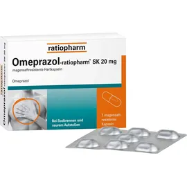 Ratiopharm Omeprazol-ratiopharm SK 20 mg magensaftr.Hartkaps. 7 St.