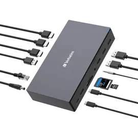 Verbatim USB-C Pro Docking Station CDS-17, USB-C 3.1 [Buchse] (32172)