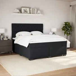 vidaXL Boxspringbett 180 x 200 cm Schwarz