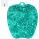 ACWOO Fußbürste Große, Fußwäscher Fuss Wäscher Bath Massage Pad mit Rutschfesten Saugnäpfen, Fußbad Fußmassagegerät Dusche Fußwaschmatte Foot massager für Pediküre, Fußpflege Entspannung(Grün)