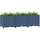 vidaXL Hochbeet 120 x 40 x 28,1 cm Grau