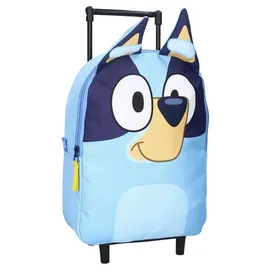 Vadobag Kinder Trolley-Rucksack Bluey Brave and Courageous Blau