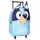 Vadobag Kinder Trolley-Rucksack Bluey Brave and Courageous Blau