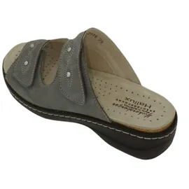 Hickersberger Milano Hallux Pantolette grau, Größe 40