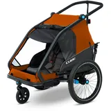 Cube Double CMPT X Actionteam Fahrradanhänger grey'n'orange (12846)