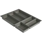 Nobilia Besteckeinsatz 45 x 4,9 x 50 cm Schieferfarben