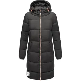 Marikoo Damen Winter Steppmantel Stepp Jacke Mantel Parka warm mit Kapuze Nomadiaa