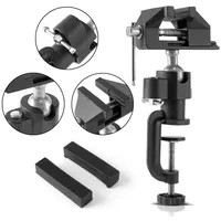 STAHLWERK Parallelschraubstock Metall schwarz
