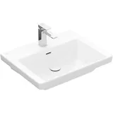 Villeroy & Boch Subway 3.0 Schrankwaschtisch 600 x 470 mm, 1 Hahnloch, mit Überlauf, weiß