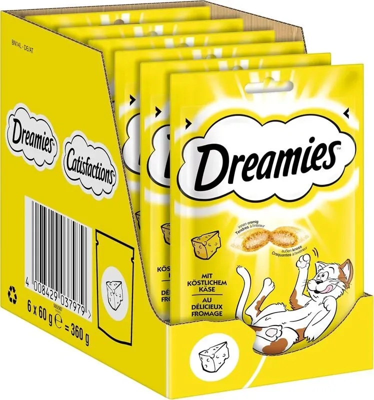 Dreamies mit köstlichem Käse 6 x 60 g
