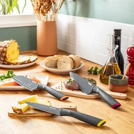 Tefal Fresh Kitchen Santokumesser 12 cm grau/orange