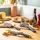 Tefal Fresh Kitchen Santokumesser 12 cm grau/orange