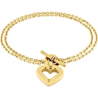 Tommy Hilfiger TOGGLE HEART Armkette blau/rot/weiß 17 cm