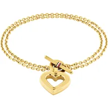 Tommy Hilfiger TOGGLE HEART Armkette blau/rot/weiß 17 cm