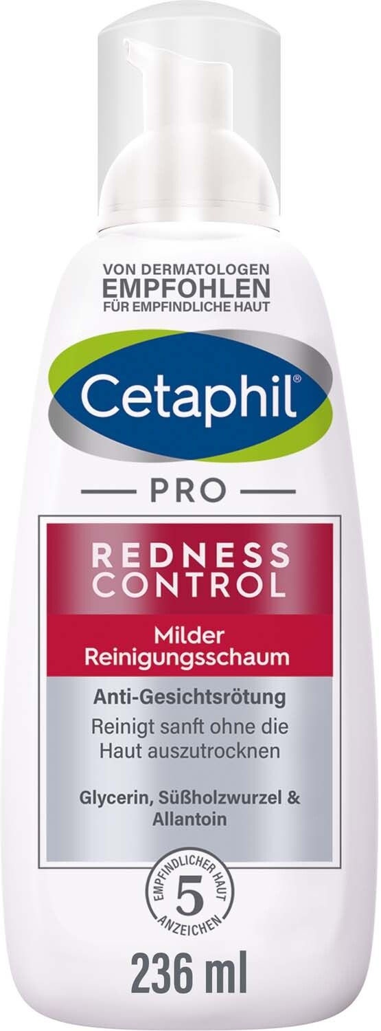 Cetaphil PRO RednessControl Milder Reinigungsschaum, zu Rötungen neigende Haut