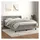 vidaXL Boxspringbett 140 x 200 cm Hellgrau