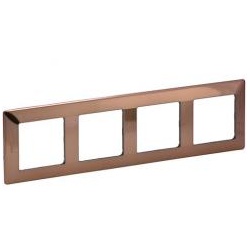 Legrand  Valena Life Rahmen 4-fach (kupfer)
