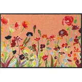 Wash+Dry Wildflowers 50 x 75 cm Orange/Rot