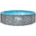 Summer Waves Elite Frame Pool Steinoptik Grau Ø 427 cm