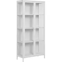 VCM ebuy24 Brisbane Vitrinenschrank Weiß