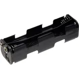 TRU Components Batteriehalter 8x Mignon (AA) Schwarz