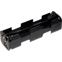 TRU Components Batteriehalter 8x Mignon (AA) Schwarz