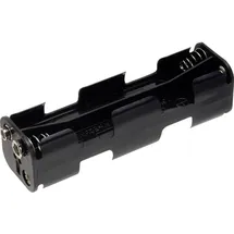 TRU Components Batteriehalter 8x Mignon (AA) Schwarz