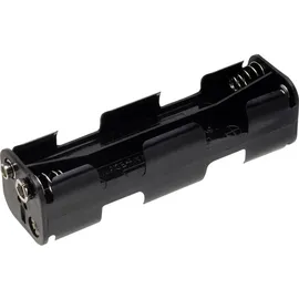 TRU Components Batteriehalter 8x Mignon (AA) Schwarz